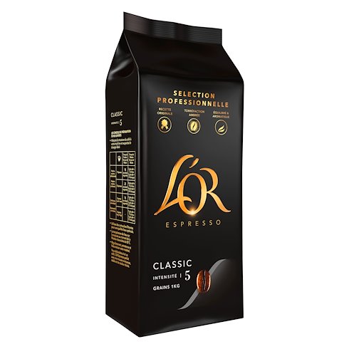 Café en grain L'Or Expresso N°5 Classic 1Kg