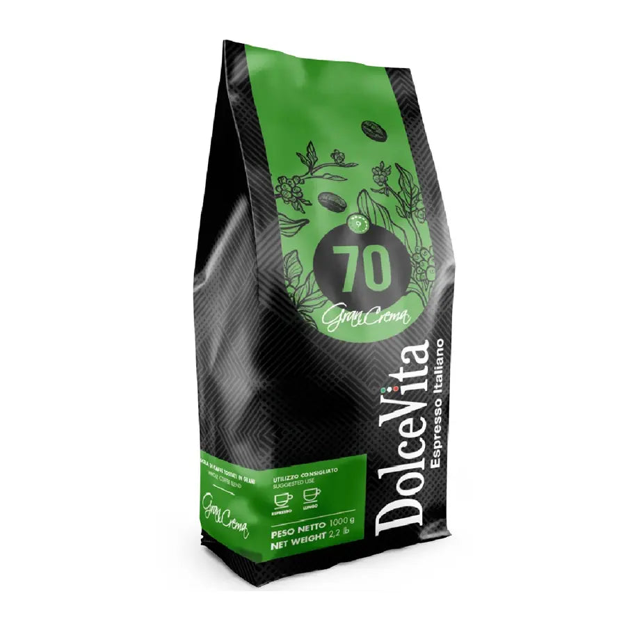 Dolce Vita café grain crema 70%ARABICA/30% ROBUSTA